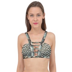 Ocean Pattern Cage Up Bikini Top by Ket1n9