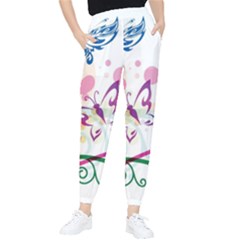 Butterfly Vector Art Women s Tapered Pants by Ket1n9