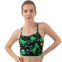 Christmas Funny Pattern Dinosaurs Mini Tank Bikini Top View1