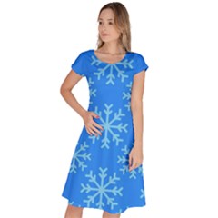 Holiday Celebration Decoration Background Christmas Classic Short Sleeve Dress by Ket1n9