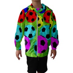 Balls Colors Kids  Hooded Windbreaker by Ket1n9