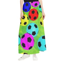 Balls Colors Maxi Chiffon Skirt by Ket1n9