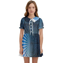 Data-computer-internet-online Kids  Sweet Collar Dress by Ket1n9