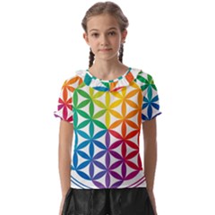 Heart Energy Medicine Kids  Frill Chiffon Blouse by Ket1n9