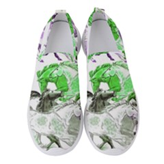 Horse-horses-animal-world-green Women s Slip On Sneakers by Ket1n9