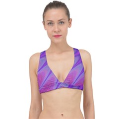 Purple-star-sun-sunshine-fractal Classic Banded Bikini Top by Ket1n9