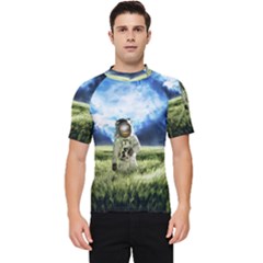 Astronaut Men s Short Sleeve Rash Guard by Ket1n9