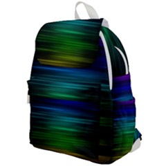 Blue And Green Lines Top Flap Backpack by Ket1n9