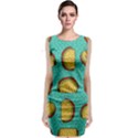 Taco-drawing-background-mexican-fast-food-pattern Sleeveless Velvet Midi Dress View1