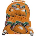 Seamless-pattern-with-taco Rounded Multi Pocket Backpack View3