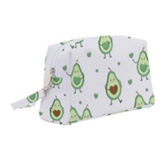 Cute-seamless-pattern-with-avocado-lovers Wristlet Pouch Bag (medium) by Ket1n9