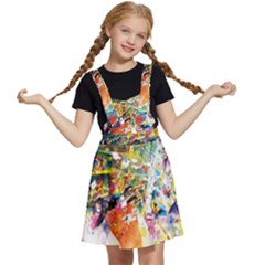 Multicolor Anime Colors Colorful Kids  Apron Dress by Ket1n9