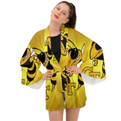 Georgia Institute Of Technology Ga Tech Long Sleeve Kimono by Ket1n9