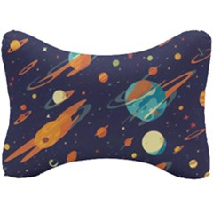 Space Galaxy Planet Universe Stars Night Fantasy Seat Head Rest Cushion by Ket1n9