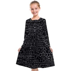 Medical Biology Detail Medicine Psychedelic Science Abstract Abstraction Chemistry Genetics Pattern Kids  Midi Sailor Dress by Grandong