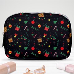 Christmas Pattern Texture Colorful Wallpaper Make Up Pouch (small) by Grandong