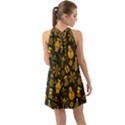 Christmas Background Seamless Pattern Pattern Halter Tie Back Chiffon Dress View2