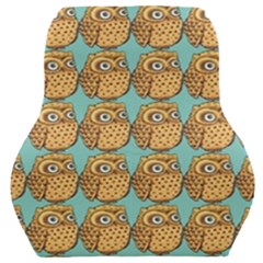 Owl-pattern-background Car Seat Back Cushion  by Grandong