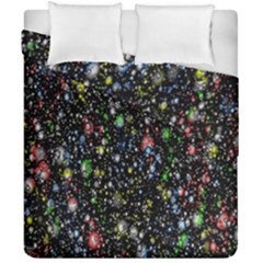 Illustration Universe Star Planet Duvet Cover Double Side (california King Size) by Grandong