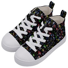 Illustration Universe Star Planet Kids  Mid-top Canvas Sneakers by Grandong