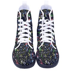 Illustration Universe Star Planet Kid s High-top Canvas Sneakers by Grandong