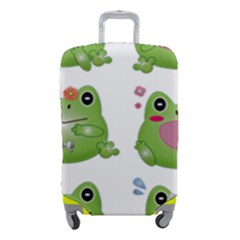 Kawaii-frog-rainy-season-japanese Luggage Cover (small) by Grandong