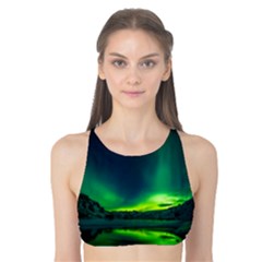 Iceland Aurora Borealis Tank Bikini Top by Grandong