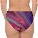 Stars Shimmering Galaxy Ocean Double Strap Halter Bikini Bottoms View2