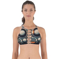 Illustrations Technology Robot Internet Processor Perfectly Cut Out Bikini Top by Vaneshop