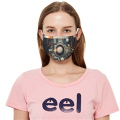 Illustrations Technology Robot Internet Processor Cloth Face Mask (adult) by Vaneshop