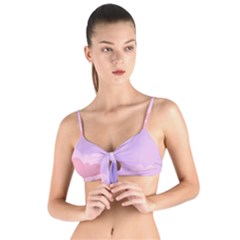 Sky Nature Sunset Clouds Space Fantasy Sunrise Tie Up Cut Bikini Top by Vaneshop