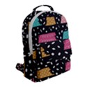 Art Pattern Design Wallpaper Background Print Patterns Flap Pocket Backpack (Small) View2