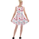 Love Mom Happy Mothers Day I Love Mom Graphic Velvet Skater Dress View2