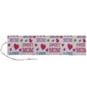 Love Mom Happy Mothers Day I Love Mom Graphic Roll Up Canvas Pencil Holder (L) View1