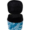 Blue Ocean Wave Texture Make Up Travel Bag (Big) View3