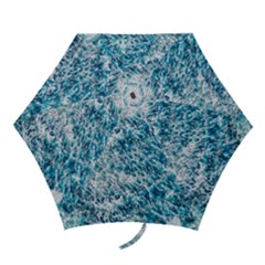 Summer Blue Ocean Wave Mini Folding Umbrellas by Jack14