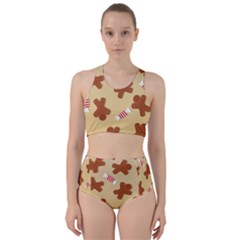 Gingerbread Christmas Time Racer Back Bikini Set by Pakjumat