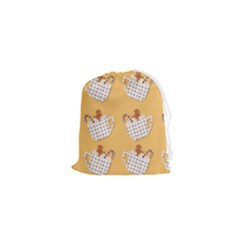 Background Stars Pattern Wallpaper Drawstring Pouch (xs) by Pakjumat