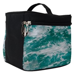 Blue Ocean Waves 2 Make Up Travel Bag (small) by Jack14