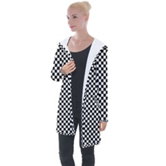 Space Patterns Longline Hooded Cardigan by Amaryn4rt