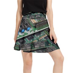 Computer Ram Tech - Waistband Skirt by Amaryn4rt