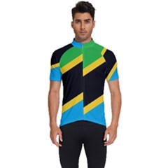 Flag Of Tanzania Men s Short Sleeve Cycling Jersey by Amaryn4rt