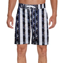 Architecture-building-pattern Men s Beach Shorts by Amaryn4rt