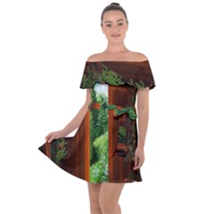 Beautiful World Entry Door Fantasy Off Shoulder Velour Dress by Amaryn4rt