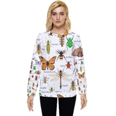 Insects-seamless-pattern Hidden Pocket Sweatshirt by Amaryn4rt