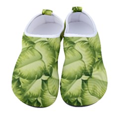 Seamless-pattern-with-green-leaves Kids  Sock-style Water Shoes by Amaryn4rt