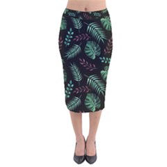 Animals Galaxy Space Velvet Midi Pencil Skirt by Amaryn4rt