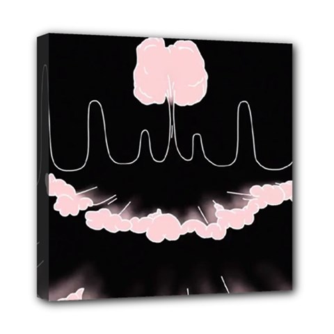 Garage Indie Arctic Monkeys Psychedelic Punk Rock Mini Canvas 8  X 8  (stretched) by Sarkoni