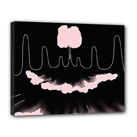 Garage Indie Arctic Monkeys Psychedelic Punk Rock Canvas 14  X 11  (stretched) by Sarkoni