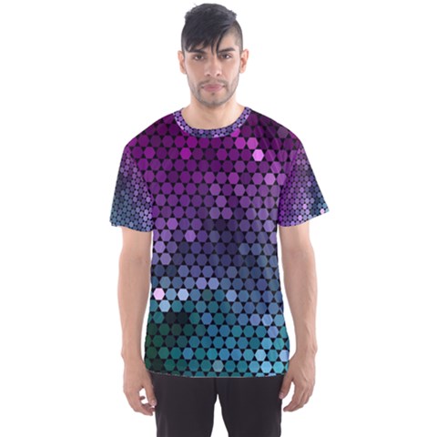 Digital Abstract Party Event Men s Sport Mesh T-shirt by Pakjumat